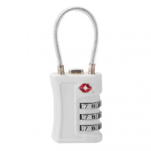 (White) TSA Approved Luggage Lock 4-Digit Combination Anti-Theft Travel Lock Secure Suitcase Gym Bag Backpack 2025