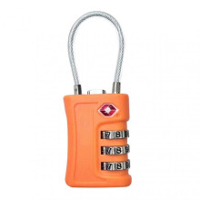 (Orange Red) TSA Approved Luggage Lock 4-Digit Combination Anti-Theft Travel Lock Secure Suitcase Gym Bag Backpack 2025