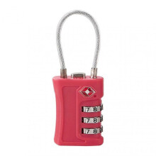 (Pink) TSA Approved Luggage Lock 4-Digit Combination Anti-Theft Travel Lock Secure Suitcase Gym Bag Backpack 2025
