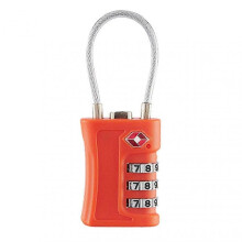 (Dark Orange) TSA Approved Luggage Lock 4-Digit Combination Anti-Theft Travel Lock Secure Suitcase Gym Bag Backpack 2025