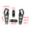 Universal 39-51mm Black Headlight Mount Bracket for Motorcycle 1