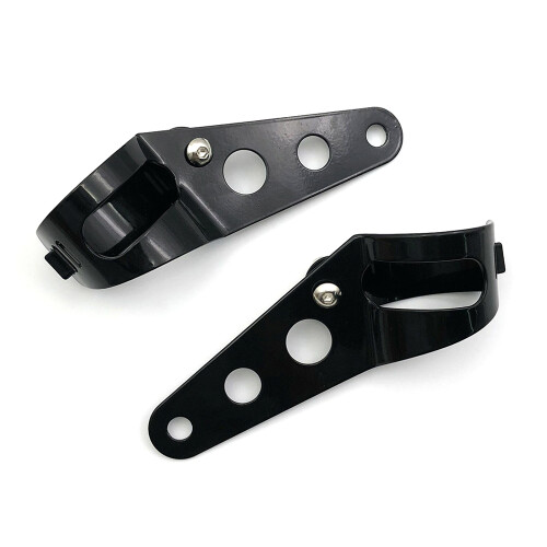 Universal 39-51mm Black Headlight Mount Bracket for Motorcycle 1