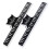Set of 2 Musical Page Clips Plastic Note Holders for Instruments Black 2 Pack 4