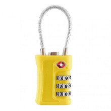 (Yellow) TSA Approved Luggage Lock 4-Digit Combination Anti-Theft Travel Lock Secure Suitcase Gym Bag Backpack 2025