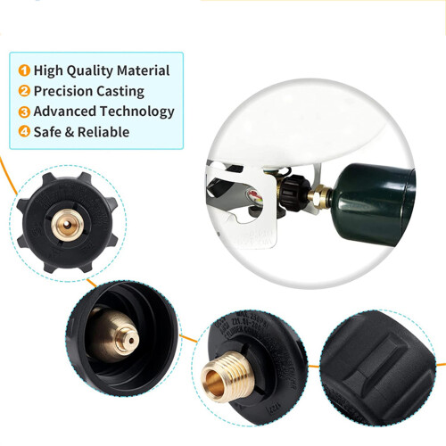 Reliable Flow Controller QCC1 Propane Adapter Multi Functional 2