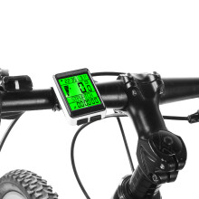 Kabelloser Fahrrad-Entfernungsmesser Mehrsprachig Wasserdicht Großer Bildschirm 91g