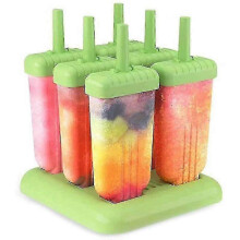 Ice Lolly Moulds 6 Packs Diy Homemade Ice Cream for Kids Molds