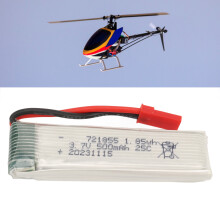 721855 Flugzeug-Lithium-Batterie 3,7V 500mAh mit rotem JST-Stecker