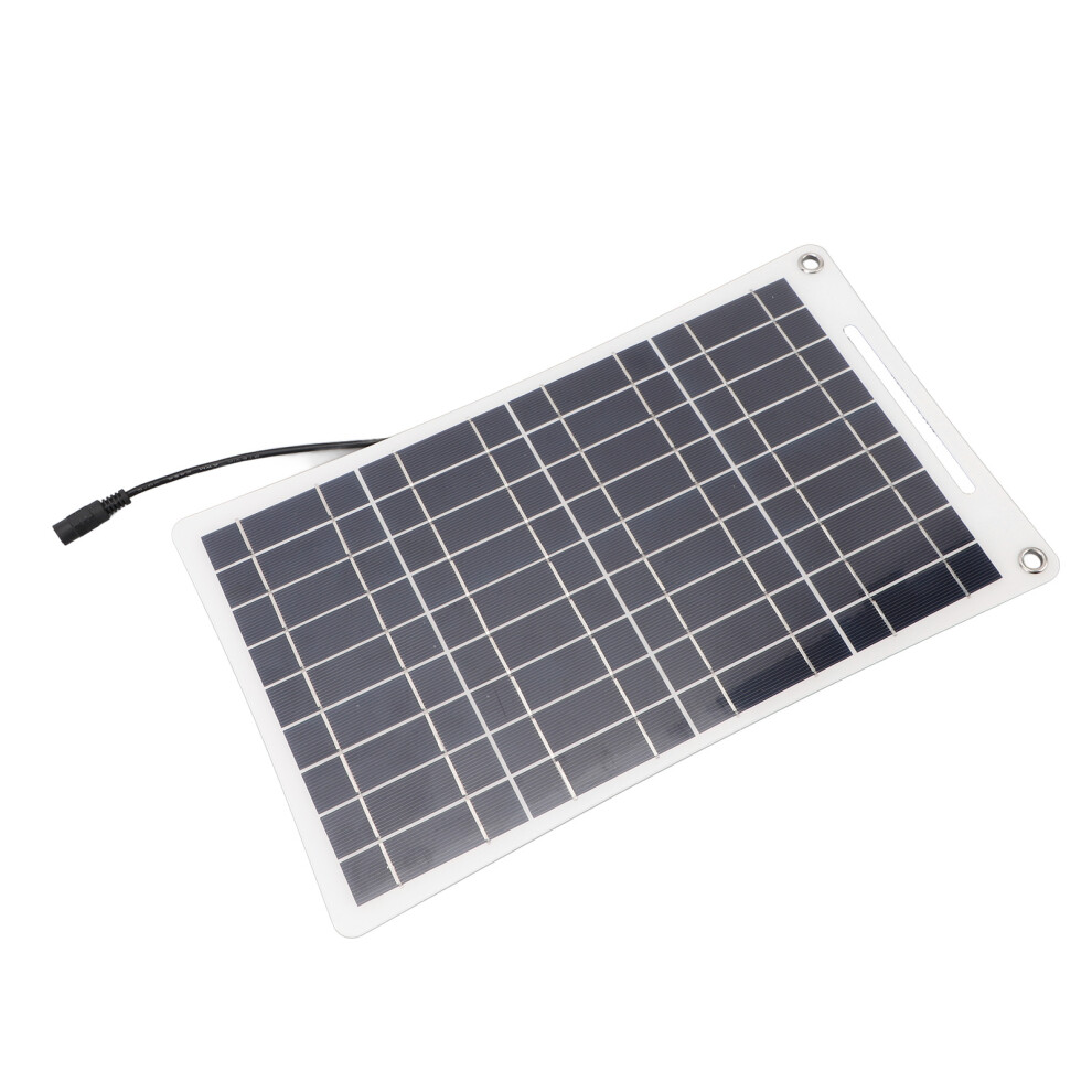12W 18V Waterproof Solar Panel Charger With Dual Usb For Camping Hiking 8351349341456