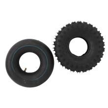 4.10‑4 Rubber Inner and Outer Tire Set for Wheelbarrows & Snow Blowers