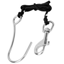 Edelstahl-Einzel-Reef-Drop-Haken mit Nylonleine für das Tauchen