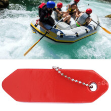 Hochdichte EVA-Schaum schwebender Schlüsselanhänger für Wassersport – Rot, 10x3,5x2cm