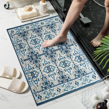 (40 x 60 cm (1.3 x 2 ft) – Small Door Mat, Luna) Modern Printed Rugs - Soft Anti-Slip Area Carpet for Living Room & Bedroom