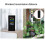 Stazione meteo wireless nera a 3 canali 7
