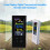 Stazione meteo wireless nera a 3 canali 10