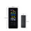 Stazione meteo wireless nera a 3 canali 2
