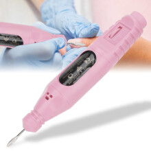 Tragbares USB-Nagellackfräswerkzeug-Set - Pink Matt, 3000 bis 20000 U/min