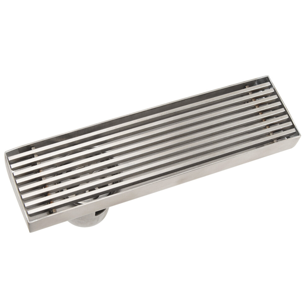 Stainless Steel Linear Shower Drain 20Cm X 5.5Cm, For 2.0In Pipe 4101349343714