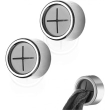 2 Piece Tea Towel Holder, Premium Adhesive Towel Hooks, Round Tea Towel Hooks, Push-in Suction Towel Rack Set, Self-adhesive Towel Rack