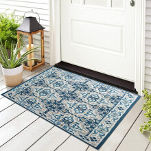 (60 x 110 cm (2 x 3.6 ft) – Large Door Mat, Luna) Modern Printed Rugs - Soft Anti-Slip Area Carpet for Living Room & Bedroom