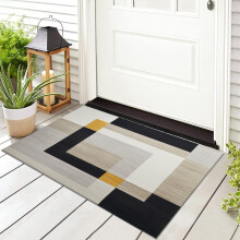 (60 x 110 cm (2 x 3.6 ft) – Large Door Mat, Milo) Modern Printed Rugs - Soft Anti-Slip Area Carpet for Living Room & Bedroom