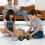 Electric Snow Plow Engineering Car Toy, Remote Control, Plastic Construction 7