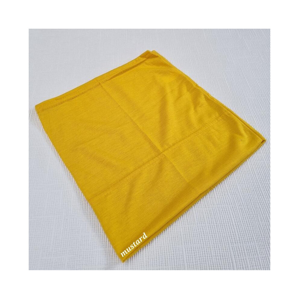 (Mustard) Tube Undercap For Hijab 35 Colours Excellent for Everyday Wear-image-OPC-PKG58FT-NEW