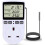 Digital Temperature Thermostat Controller UK Plug Outlet Socket with 1.7m Sensor 230V 16A Heating Cooling Timer for Greenhouse Freezer Fermentation 1