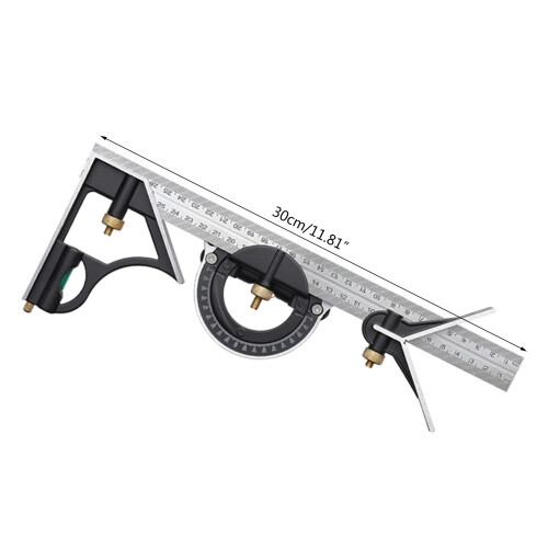 Multifunction Measuring Tools Stainless Square Ruler Angles 2