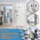Security Window Lock, Window Security Door Lock with Key(1pcs, White) 8