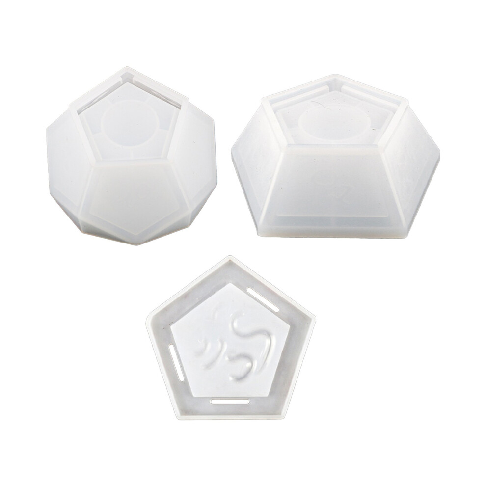 Dices Shape Storage Box Silicone Molds 3D Epoxy Resin Mold Craft 7751000081195