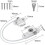 Security Window Lock, Window Security Door Lock with Key(1pcs, White) 9