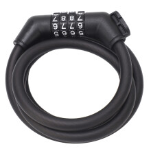Secure Steel Wire Bike Cable Lock, Combination, 1.5m for Bikes & Scooters