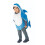 (blu-S)Costume di Halloween e Natale per bambini da squalo 1
