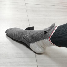 (Hai)Eläinsukat Hai-kala Neulottu Letku Uutuus Talvi Lämmin Joululahja Unisex