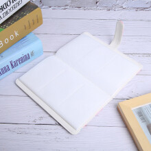 Pfirsichmuster 3 Zoll PU-Leder Fotoalbum mit 96 Fächern für Instax Mini Kameras