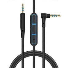OFC stereo-audiokabel verlengsnoer Compatibel met Sennheiser PXC550 PXC480 PXC 550 480 MB660 MB 660 UC MS hoofdtelefoon (met microfoon)