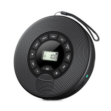 Φορητός αναπαραγωγέας CD Bluetooth 1500mAh με πομπό FM, ακουστικά AUX USB, αντιολισθητ