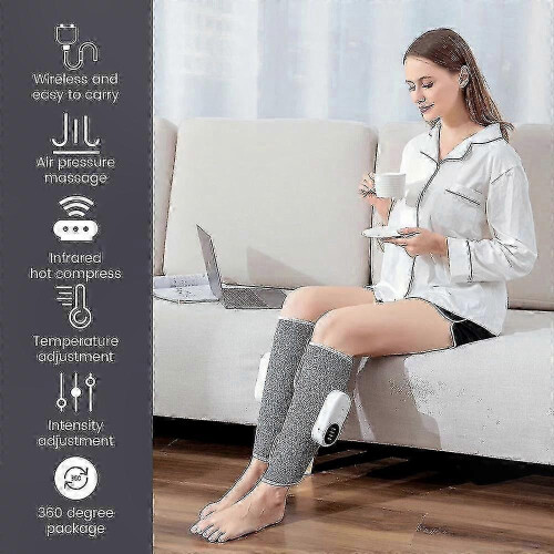 Leg Massager with 3 Modes for Calf Circulation Relief 2