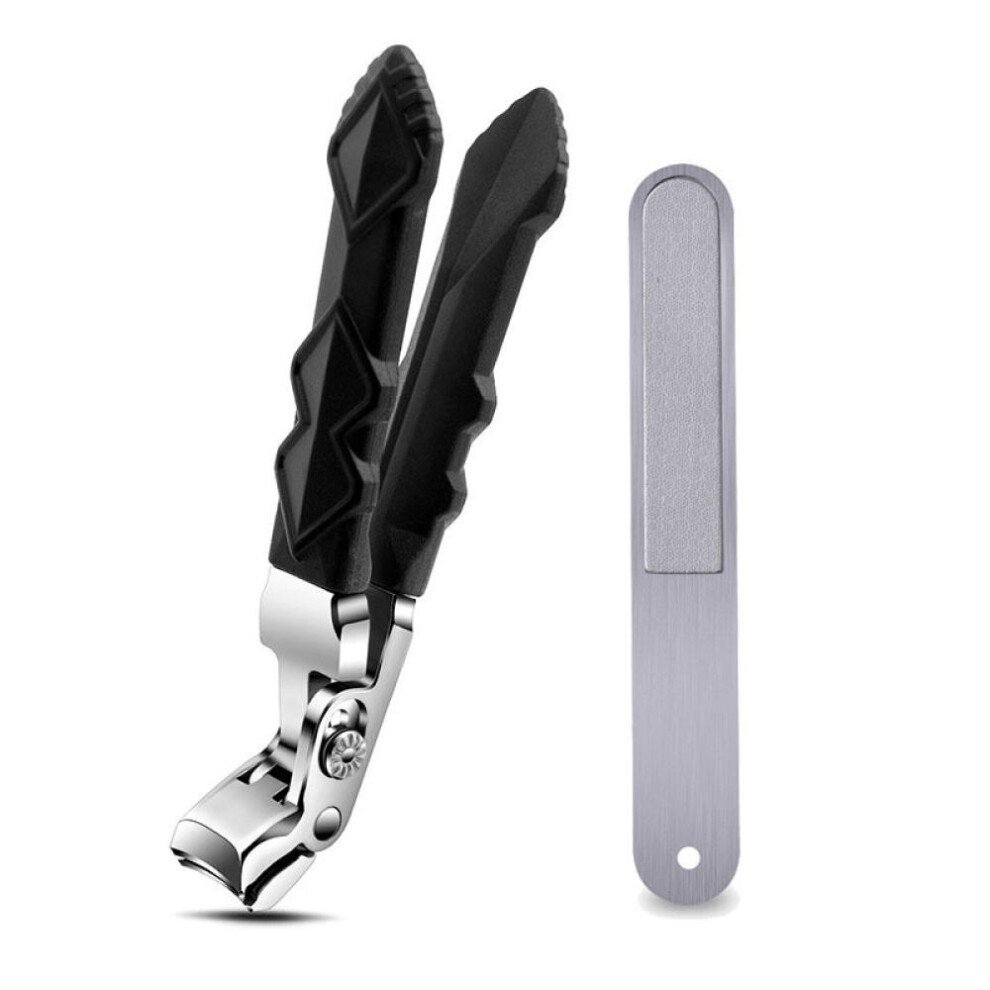 Nail Clippers for Seniors, Clipmaster Pro Toenail Clippers, Ergonomic Angled Head Senior Toenail Clipper Fast
