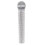 Accessoire de microphone en plastique, microphone scintillant pour scène disco, diffusion en direct (argent) 1