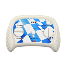 Coche eléctrico para niños con control remoto Bluetooth de 2,4 G, piezas de vehículos eléctricos para niños, control azul