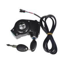 E-Bike Lgnition Lock Key Thumb Throttle Switch Power Compatible with KUGOO M4 M5/Xiao Mi M365 Universal Electric