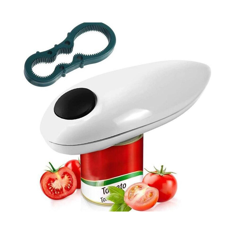 Gray Electric Can Opener For Seniors And Arthritis Hands