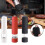 Ηλεκτρικός μύλος αλατιού-πιπεριού, ψηλός αναδευτήρας, μαύρο πιπέρι, 3 χρώμ 2