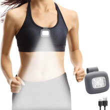 Luces de carrera LED de seguridad para corredores y corredores, alta visibilidad con cable de carga USB y clip magnético fuerte, el mejor re