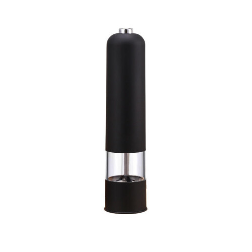 Ηλεκτρικός μύλος αλατιού-πιπεριού, ψηλός αναδευτήρας, μαύρο πιπέρι, 3 χρώμ