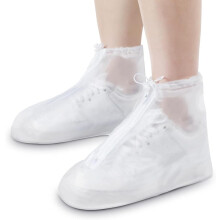 1 Pair Waterproof Shoe Covers Non-Slip PVC Shoe Protectors