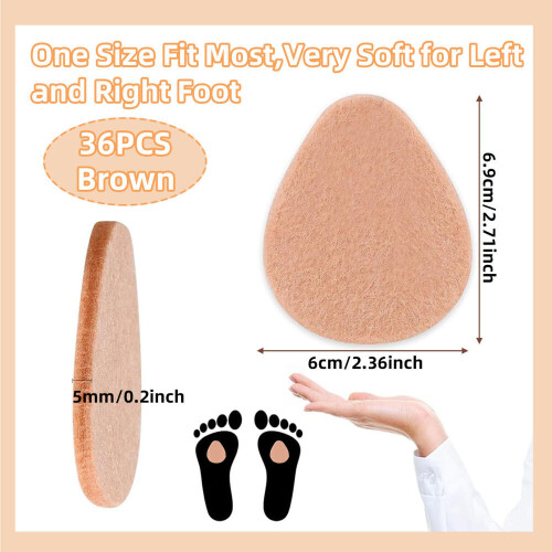Pack Of 24 Metatarsal Felt Foot Pads 1