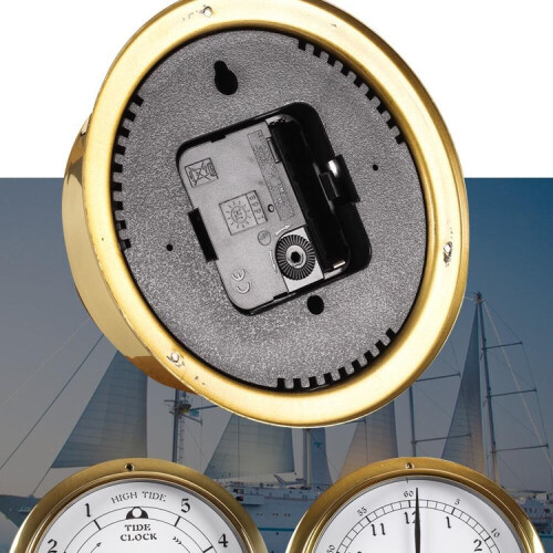 Tide Clock, 85mm Copper Marine Tide Clock Weather Forecast One Piece 1